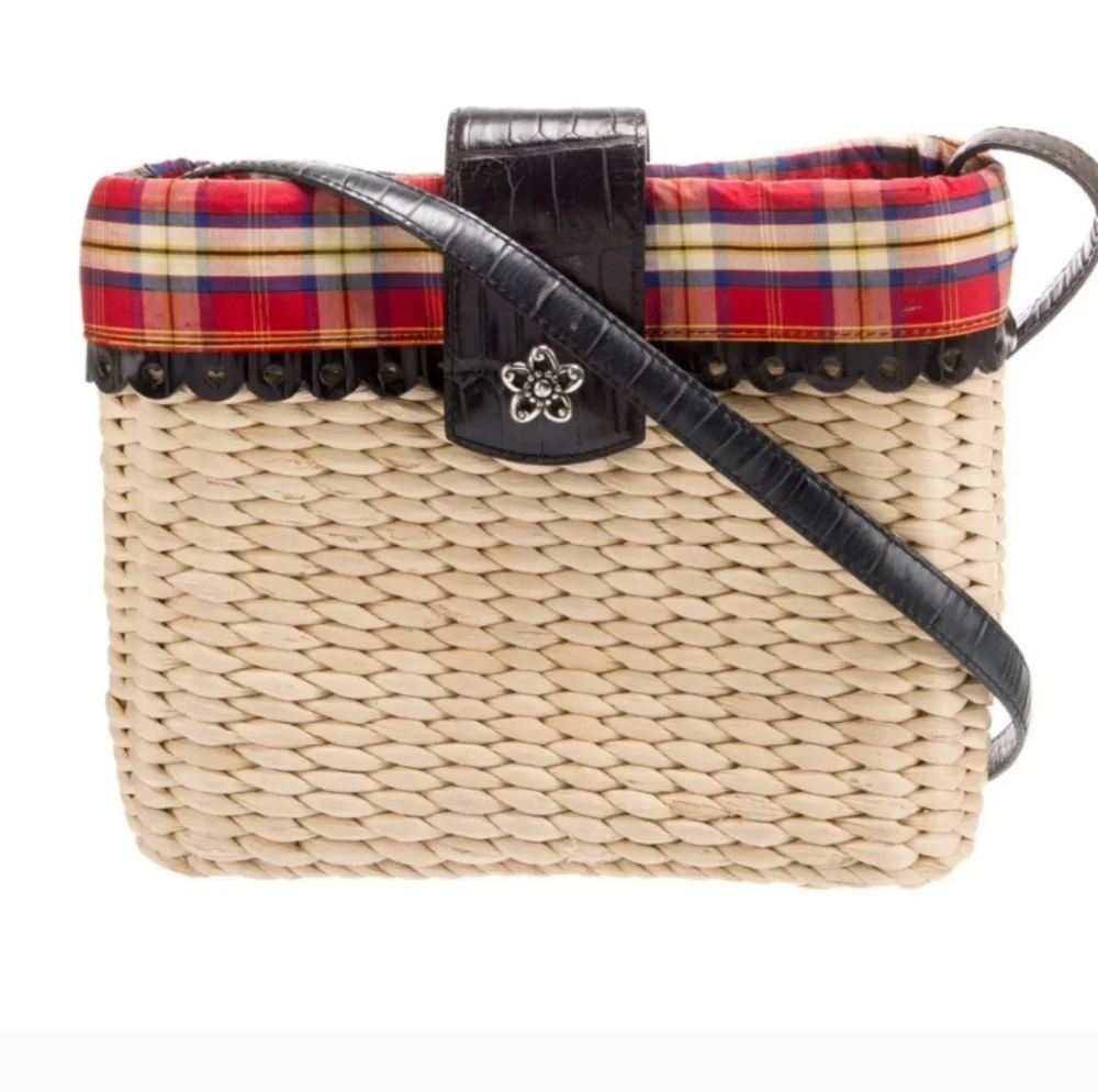 Brighton Plaid and Woven Women's Bag - Picture 1 of 10